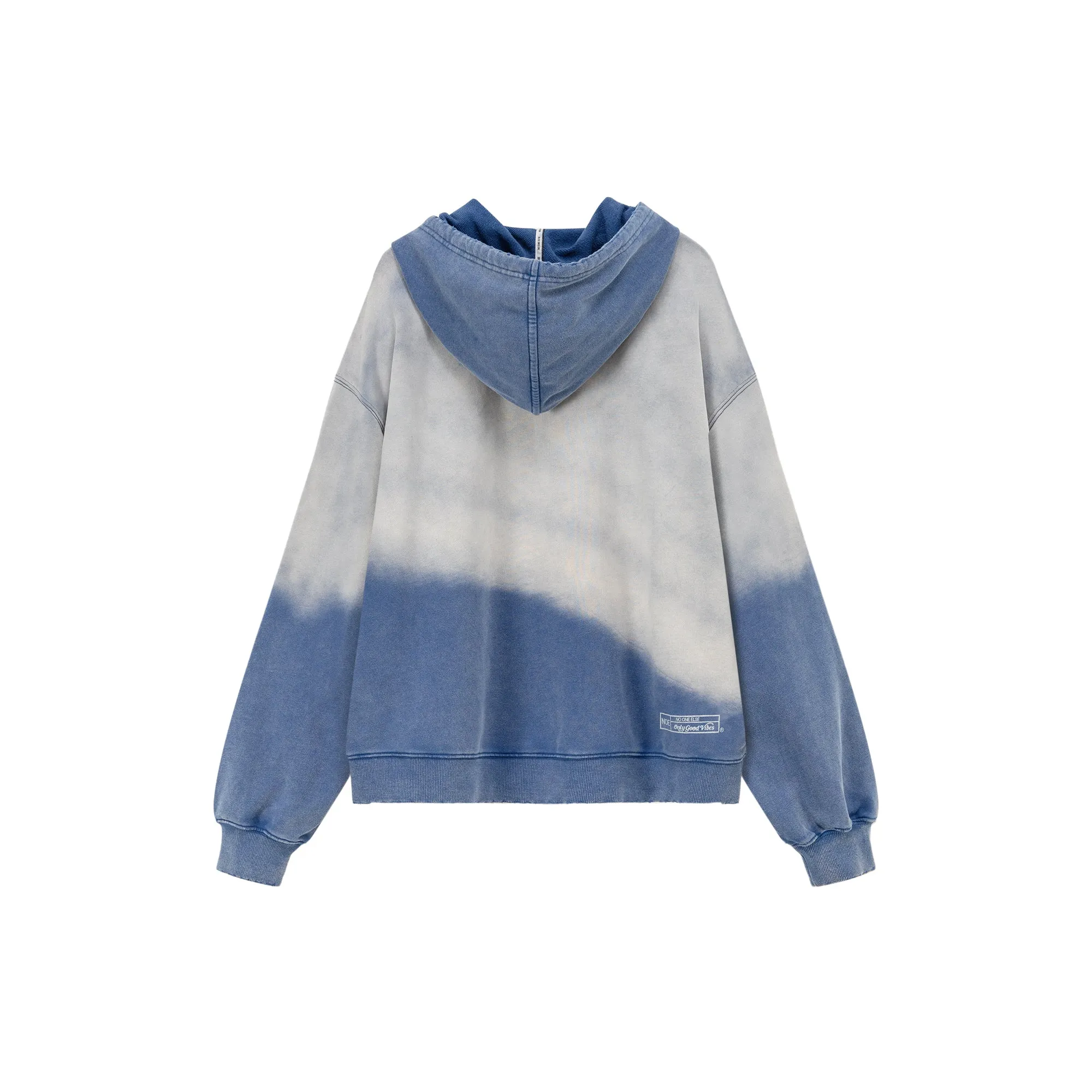 Color Logo Lettering Oversized Hoodie