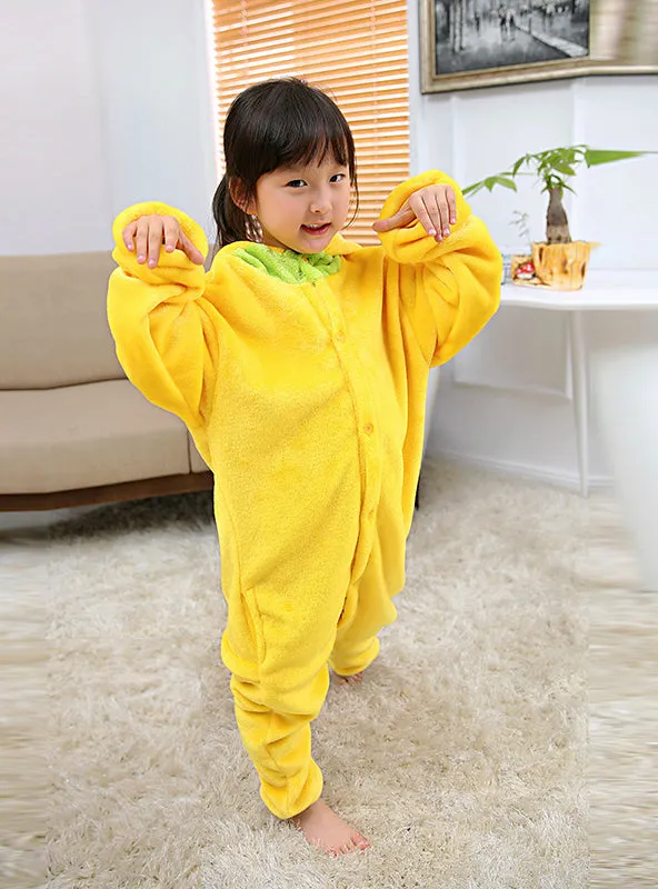 Coral Flannel Pajamas Cartoon Fly Yellow Dog Animals