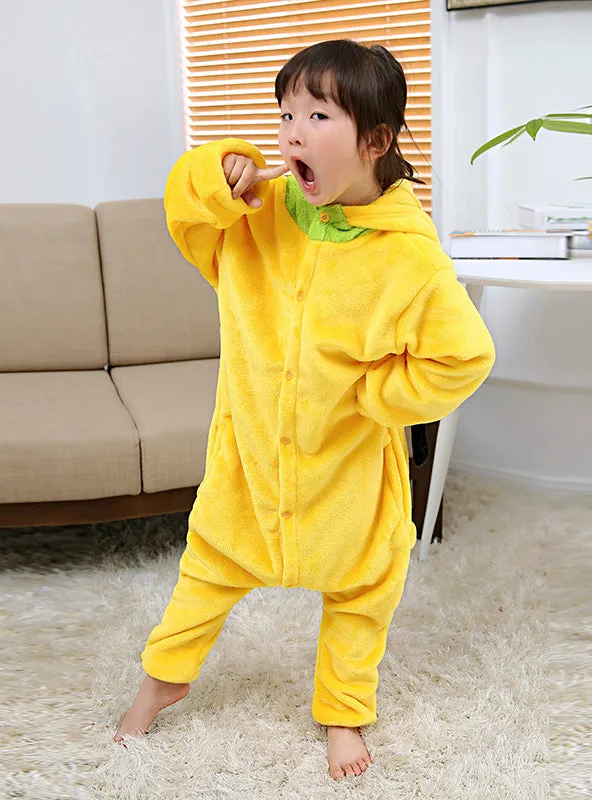 Coral Flannel Pajamas Cartoon Fly Yellow Dog Animals