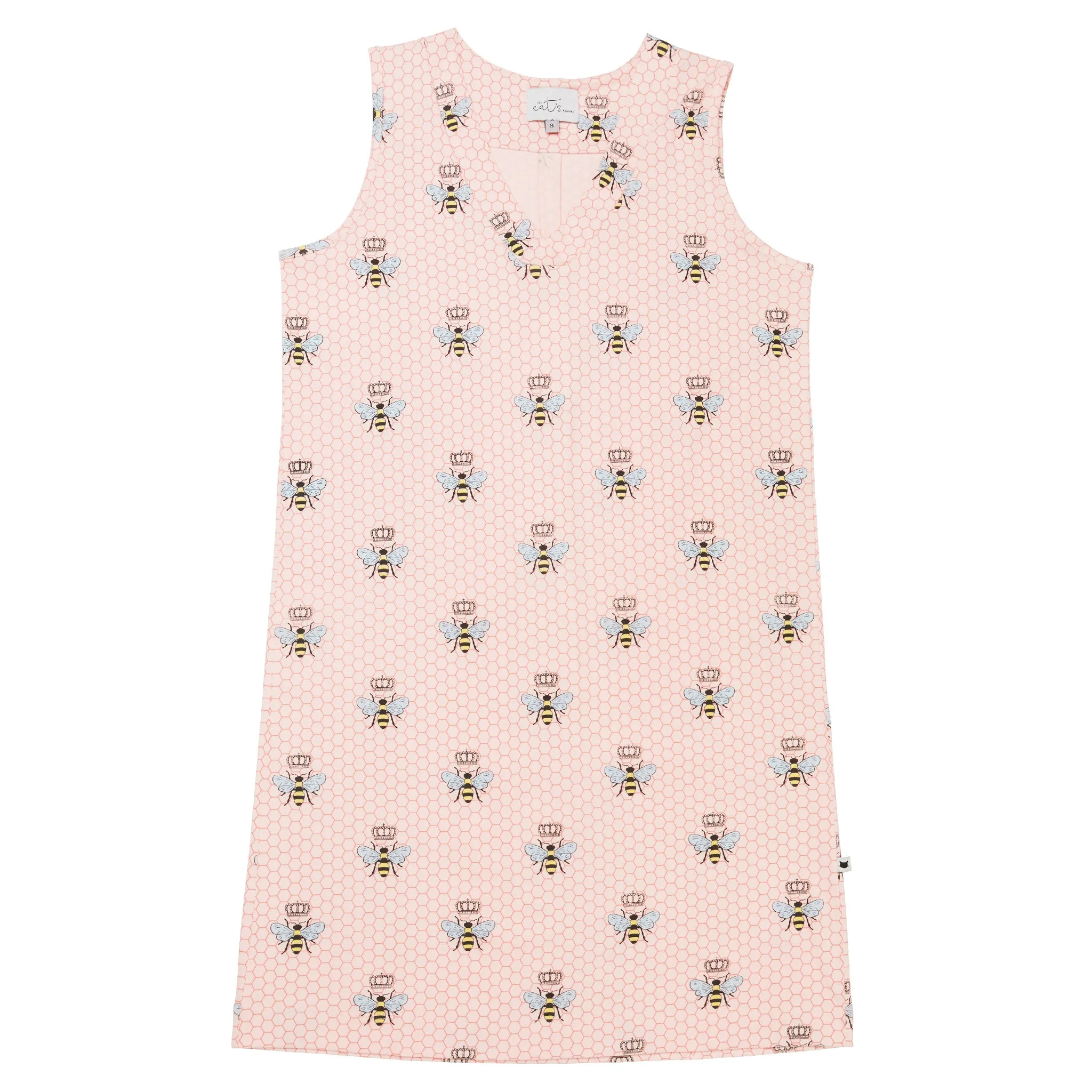 Cotton Knit Nightgown or Night Shirt - Queen Bee - Blue & Pink Styles