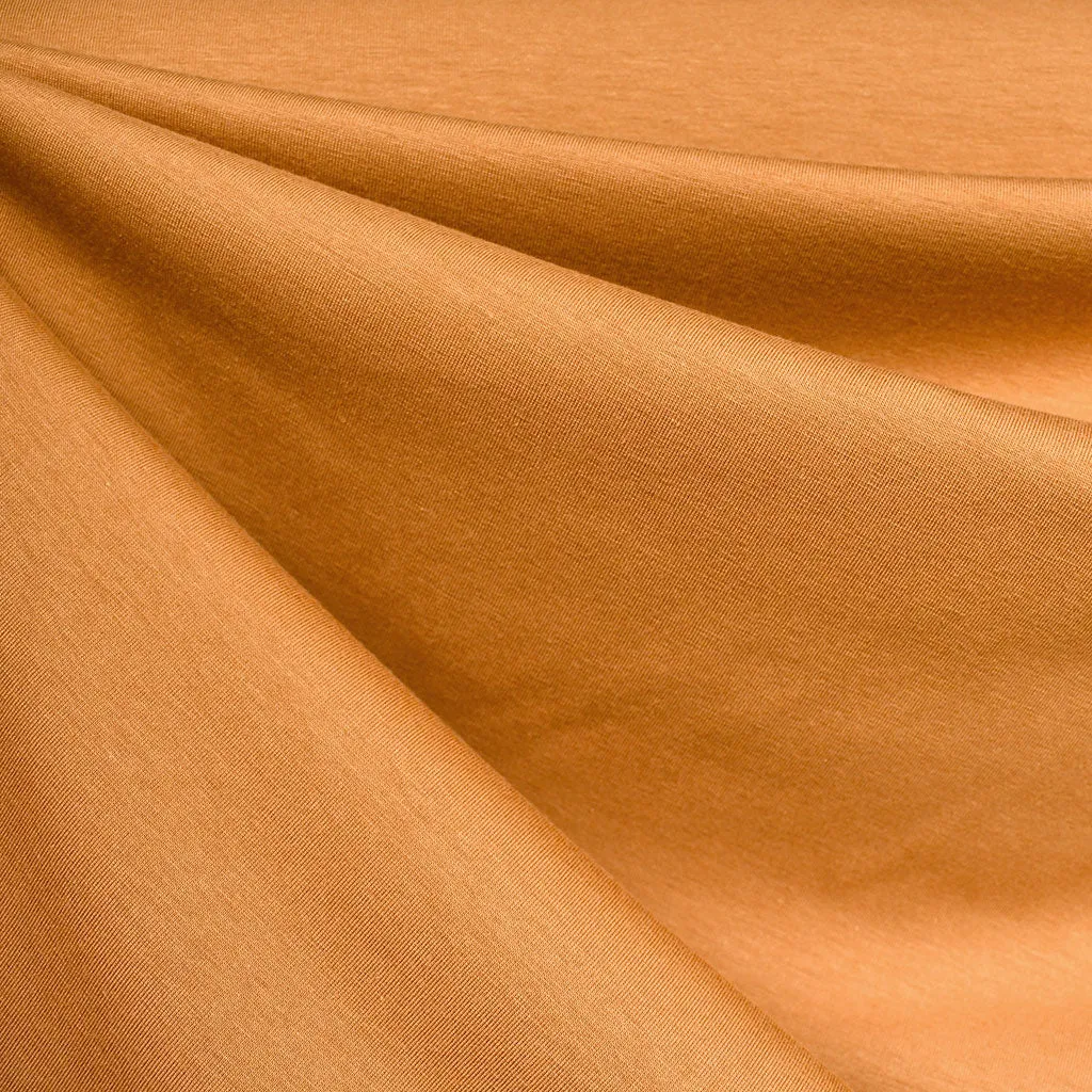 Cotton Modal Jersey Knit Solid Apricot