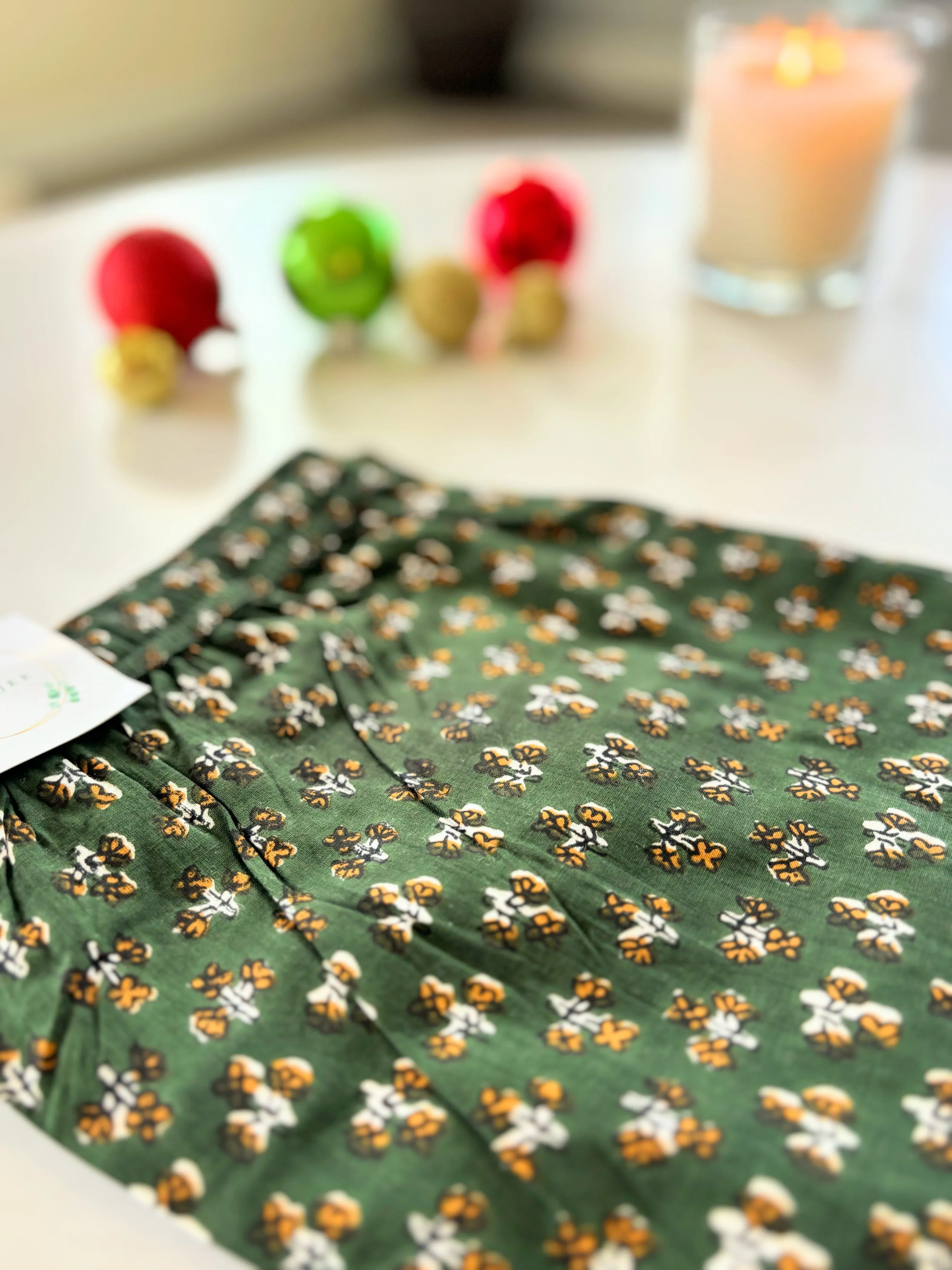 Cotton Pajama Pants Women - Citrus Meadow