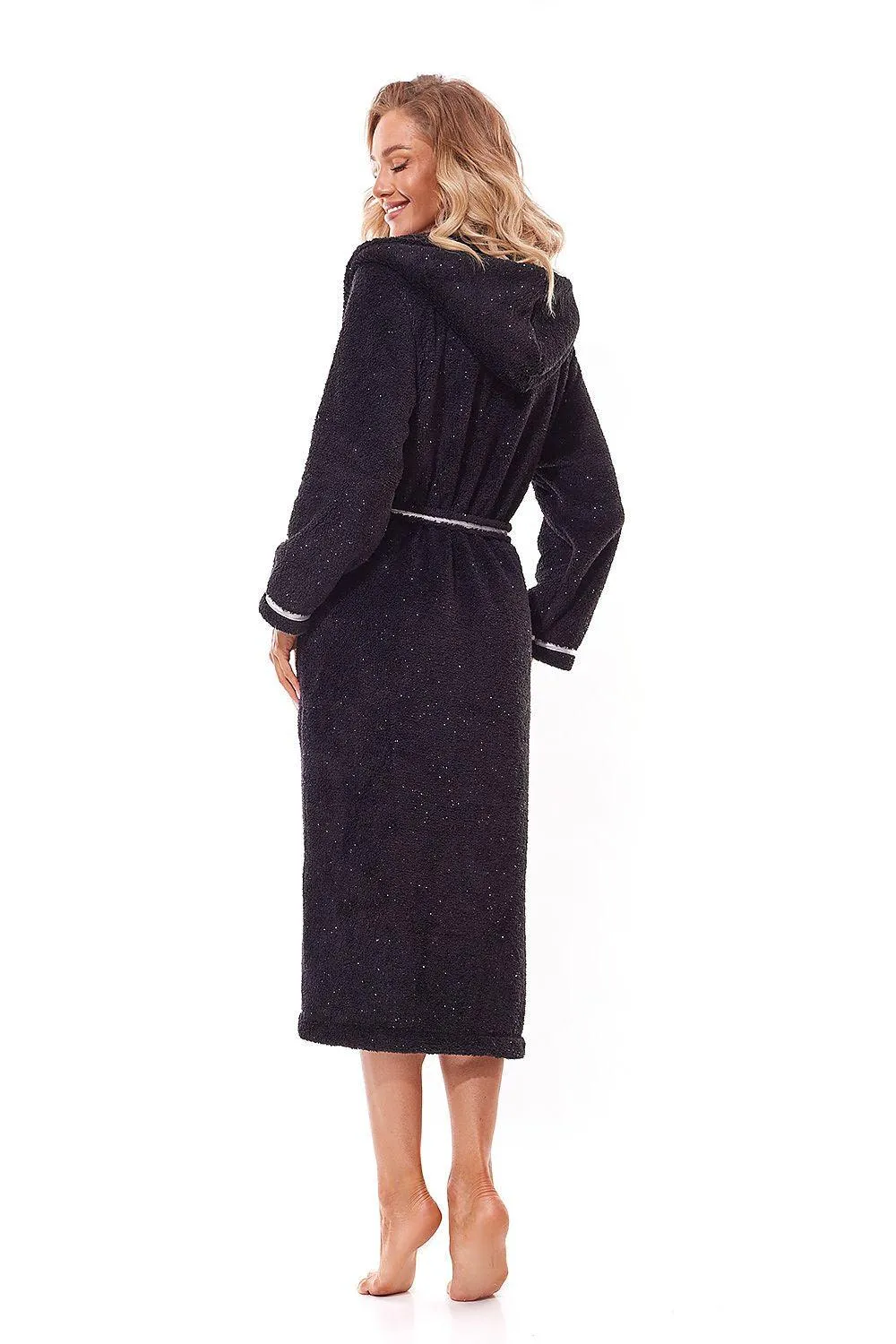 Cozy Elegance Hooded Bathrobe