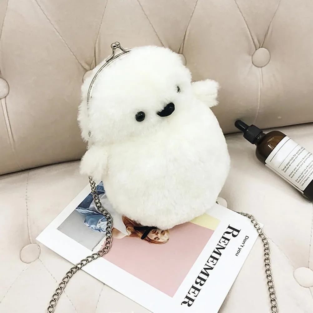 Crossbody Bag Cross Body Purse Cartoon Shoulder Bag Cartoon Messenger Bag Plush Shoulder Bag The Chain