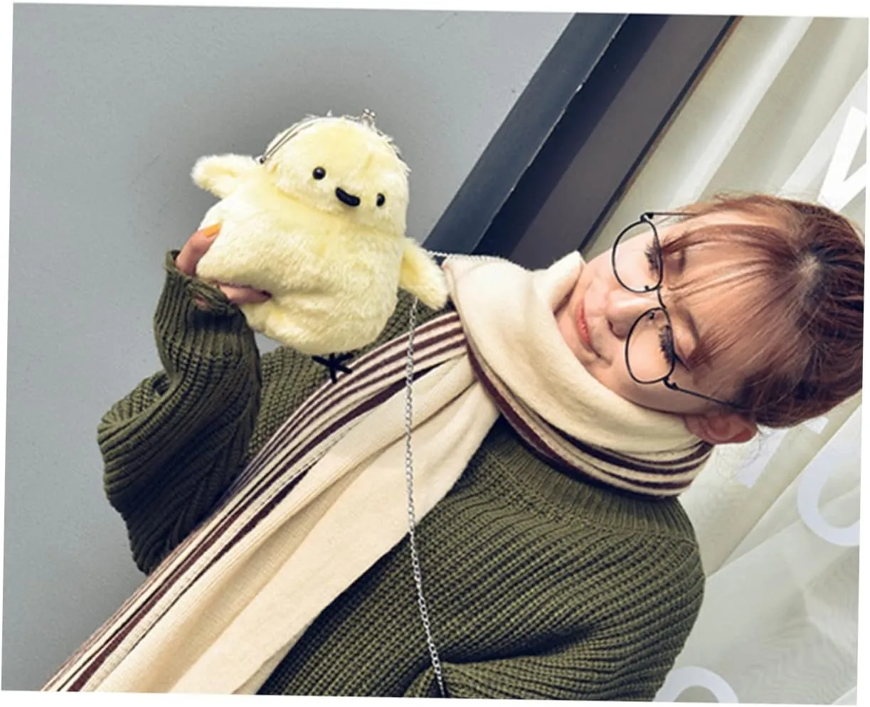 Crossbody Bag Cross Body Purse Cartoon Shoulder Bag Cartoon Messenger Bag Plush Shoulder Bag The Chain