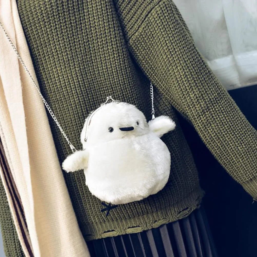 Crossbody Bag Cross Body Purse Cartoon Shoulder Bag Cartoon Messenger Bag Plush Shoulder Bag The Chain