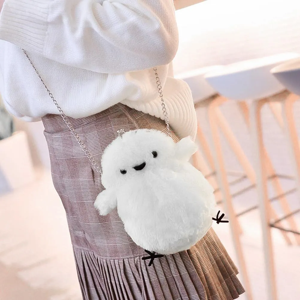 Crossbody Bag Cross Body Purse Cartoon Shoulder Bag Cartoon Messenger Bag Plush Shoulder Bag The Chain