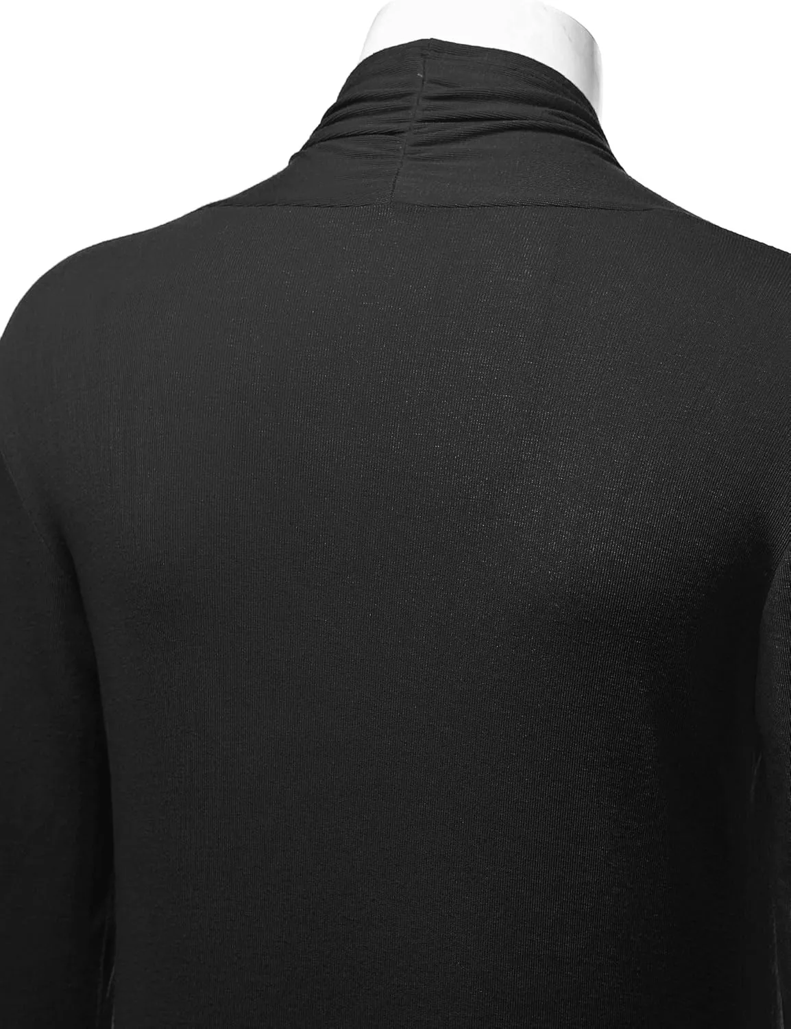 CTC Womens Solid Long Sleeve Open Front Long Cardigan