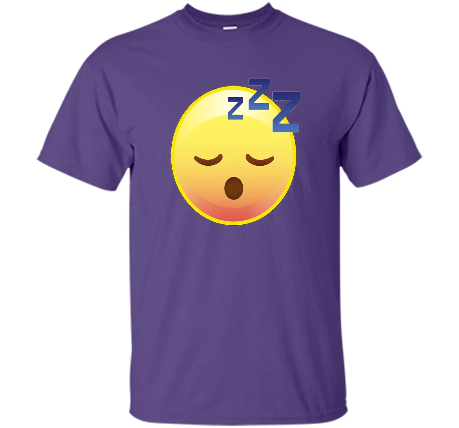 Cute Sleeping Emoji Zzz T-Shirt - Perfect for Pajamas &amp; PJs