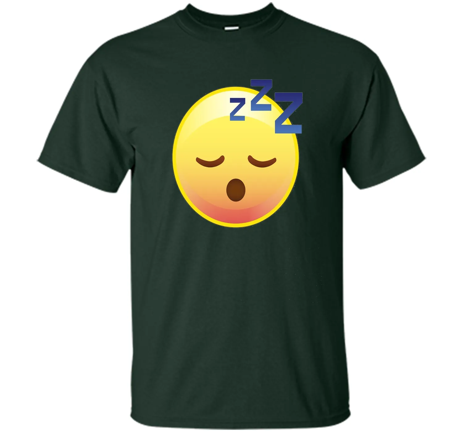 Cute Sleeping Emoji Zzz T-Shirt - Perfect for Pajamas &amp; PJs