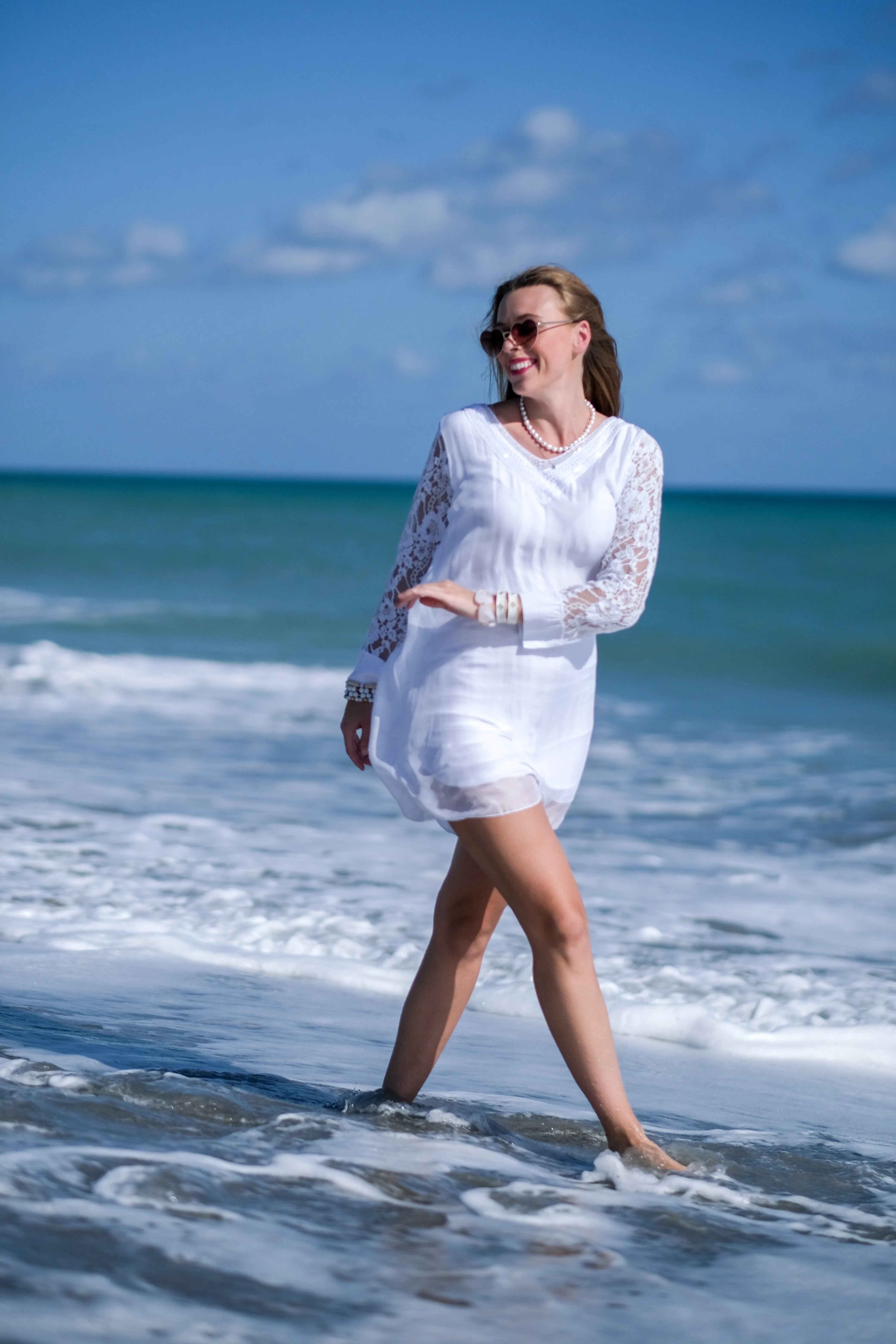 Cynthia Short Silk Dress