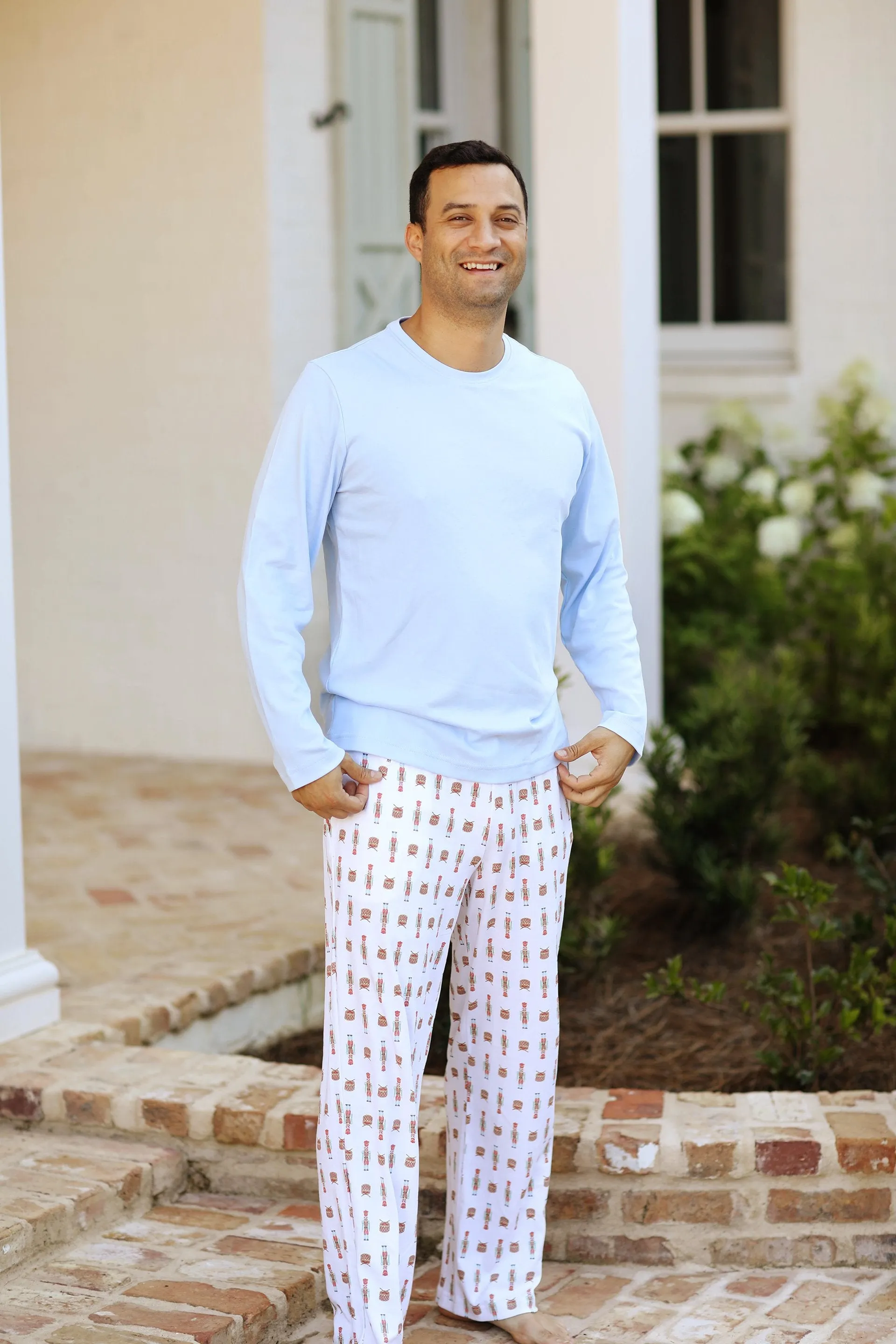 Danny Men's Lounge Set - Peruvian Pima Nutcracker Dreams (Luella Lane)