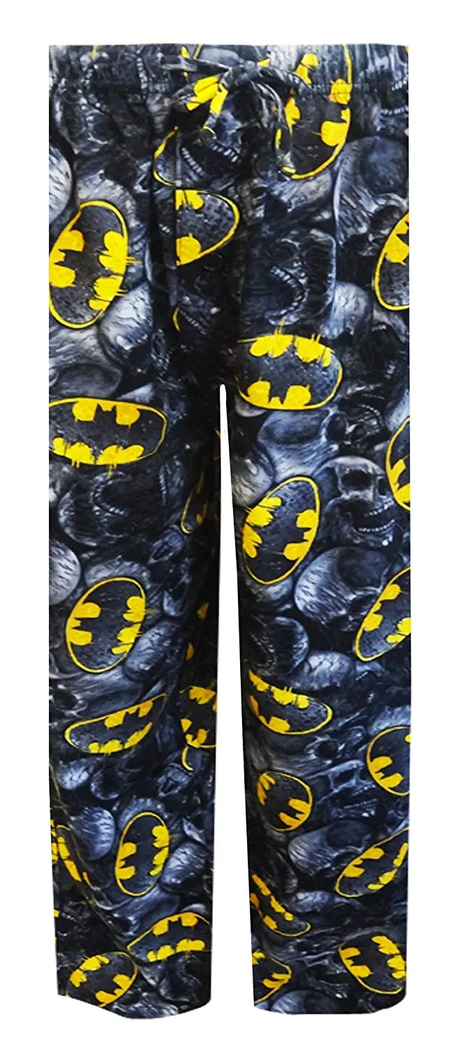 DC Comics Batman Logo And Skulls Lounge Pant for Men or Women