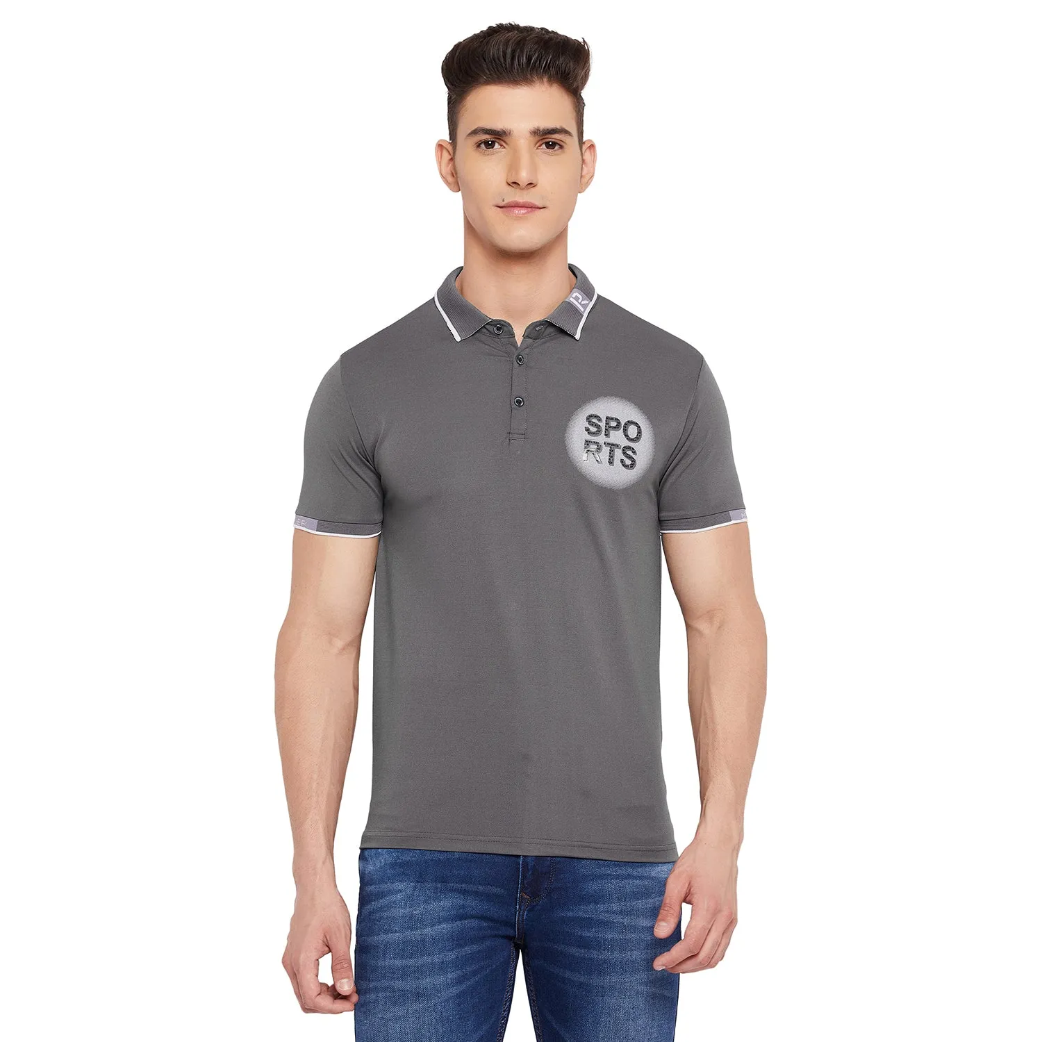 Duke Stardust Men Half Sleeve Cotton T-shirt (LF5043)