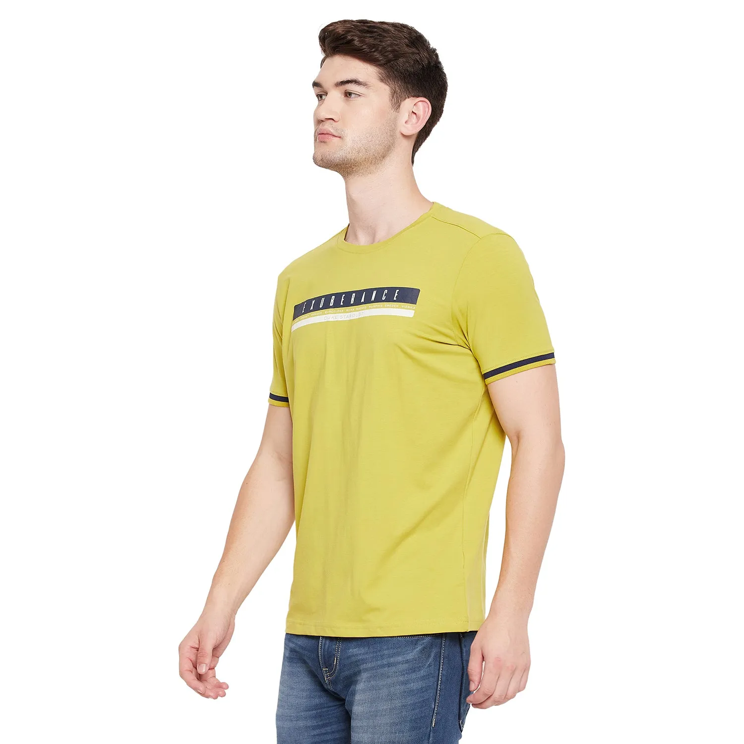 Duke Stardust Men Half Sleeve Cotton T-shirt (LF5264)