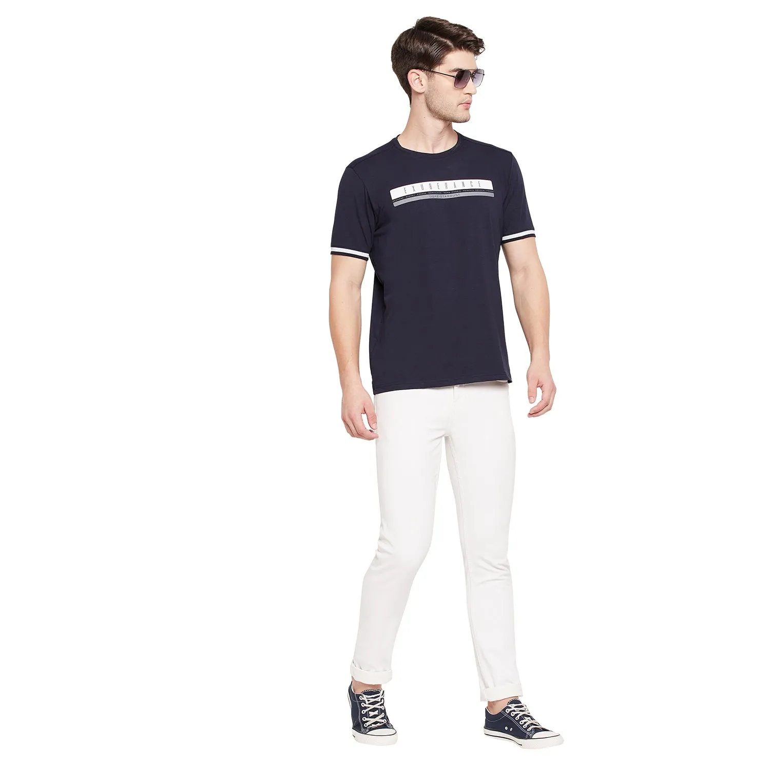 Duke Stardust Men Half Sleeve Cotton T-shirt (LF5264)