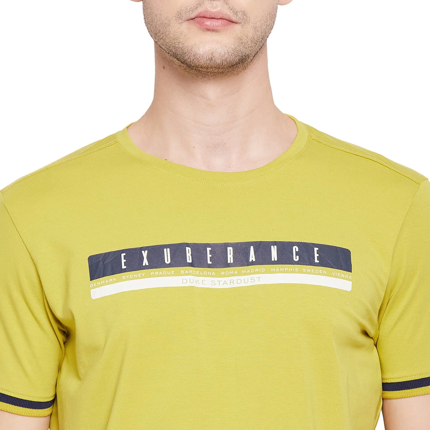 Duke Stardust Men Half Sleeve Cotton T-shirt (LF5264)