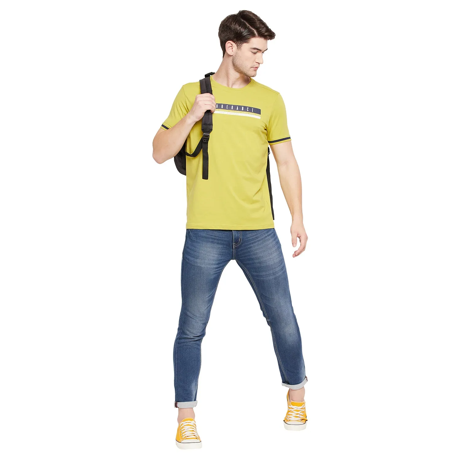 Duke Stardust Men Half Sleeve Cotton T-shirt (LF5264)