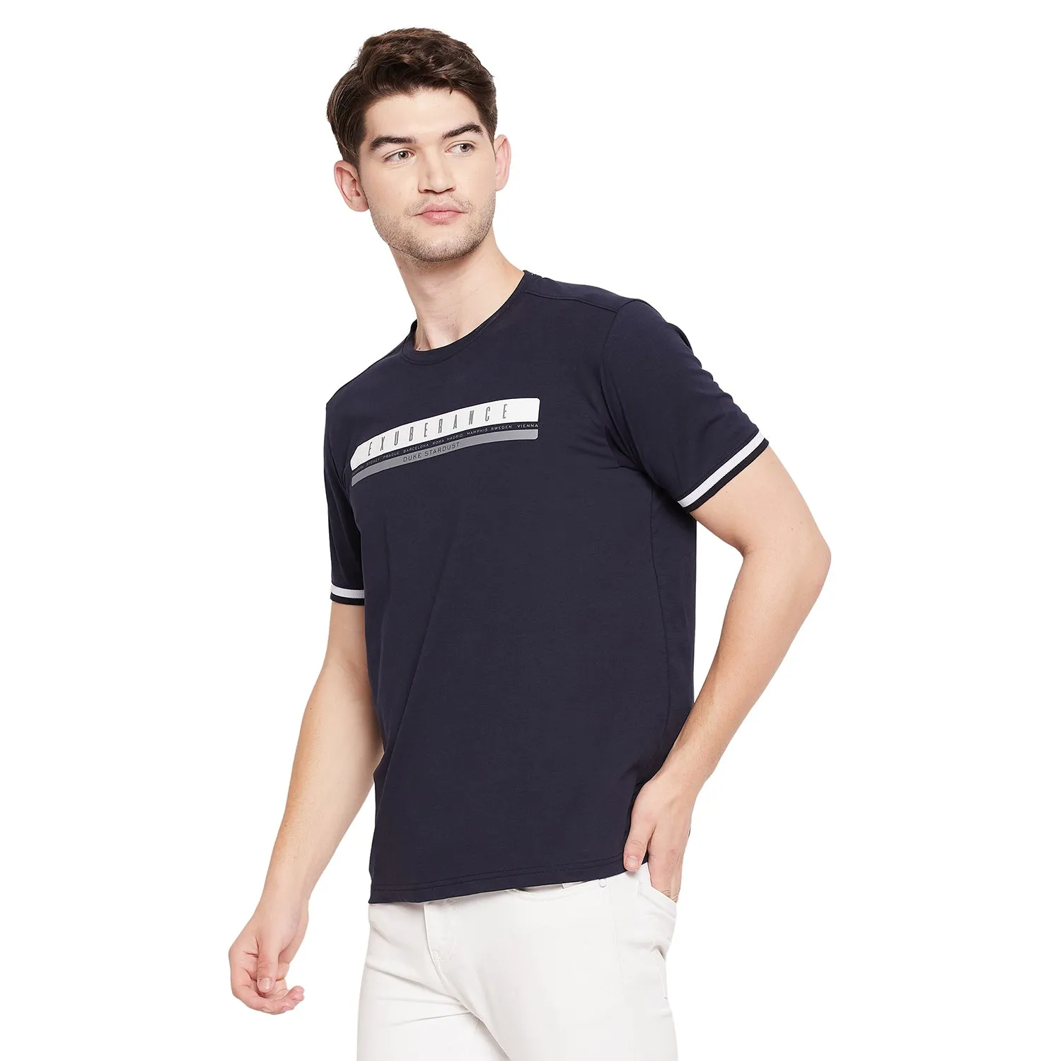 Duke Stardust Men Half Sleeve Cotton T-shirt (LF5264)