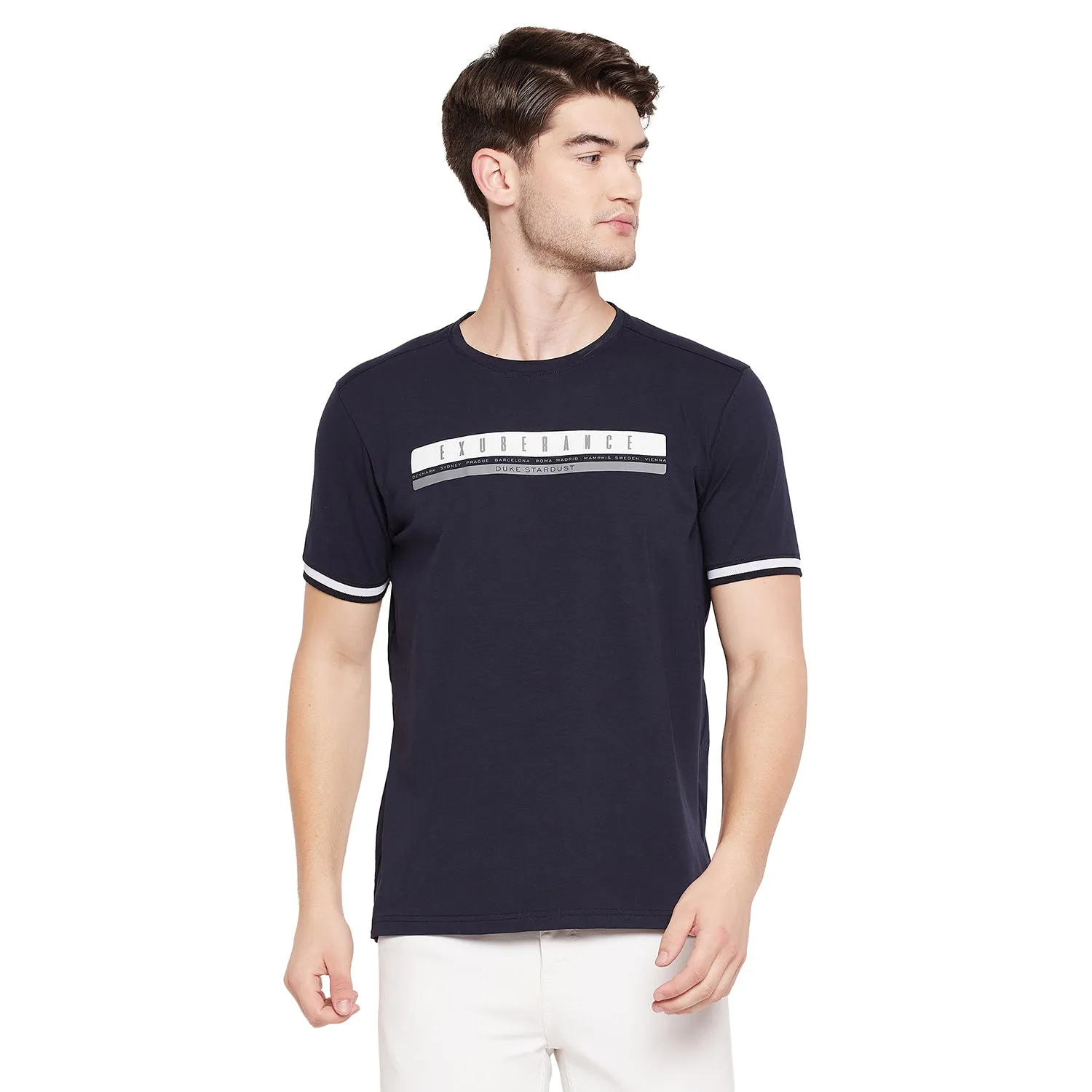 Duke Stardust Men Half Sleeve Cotton T-shirt (LF5264)