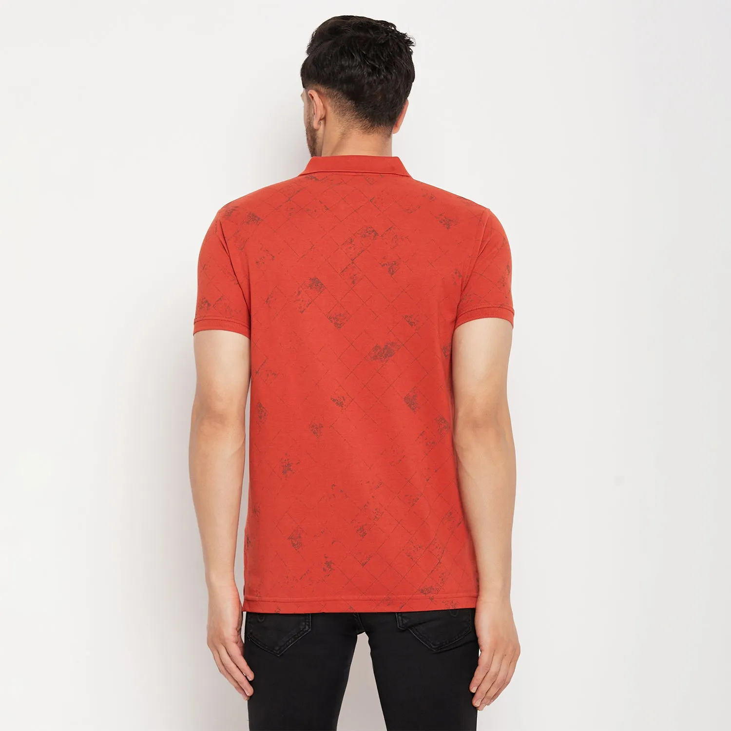 Duke Stardust Men Half Sleeve Cotton T-shirt (LF5776)