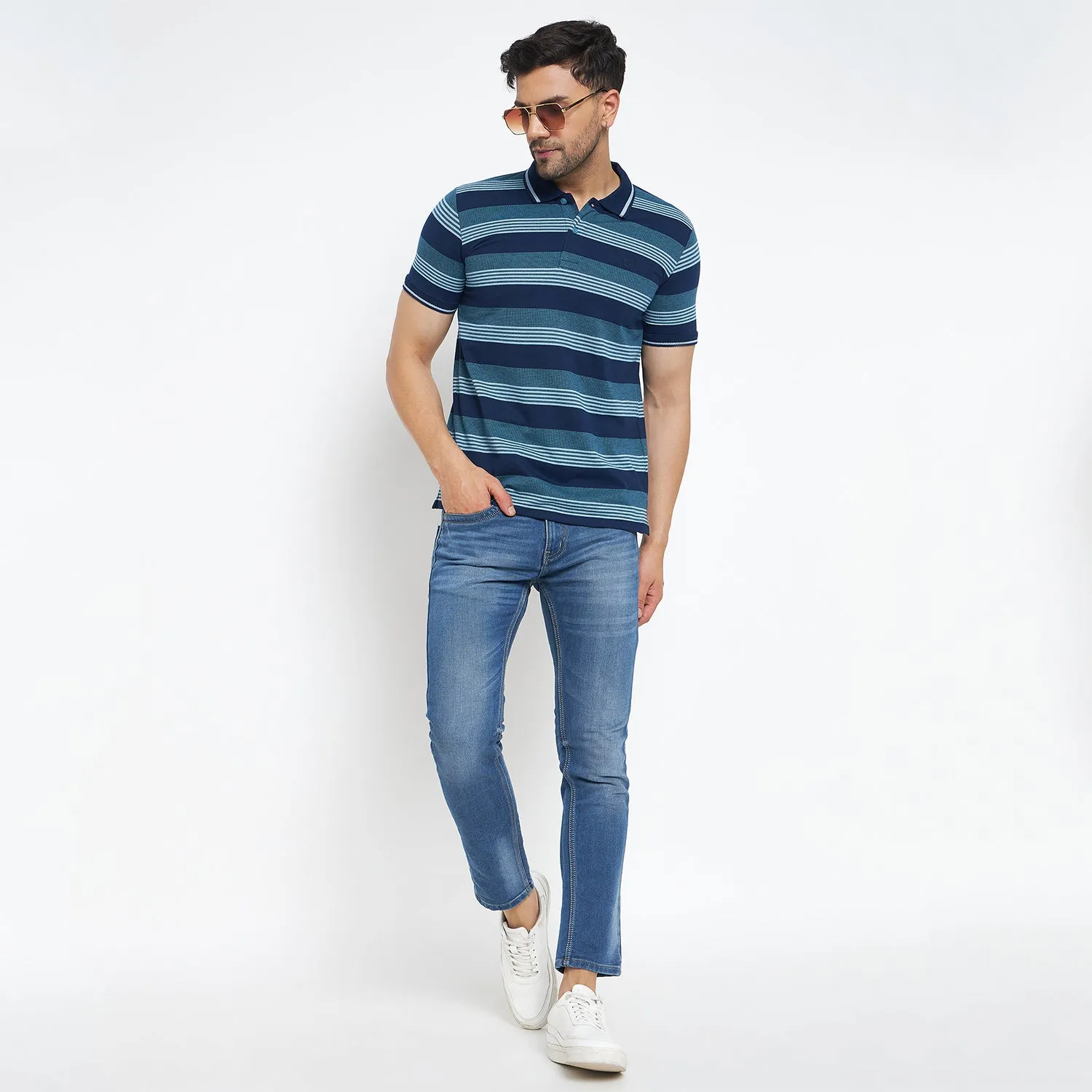 Duke Stardust Men Half Sleeve Cotton T-shirt (LF7081)