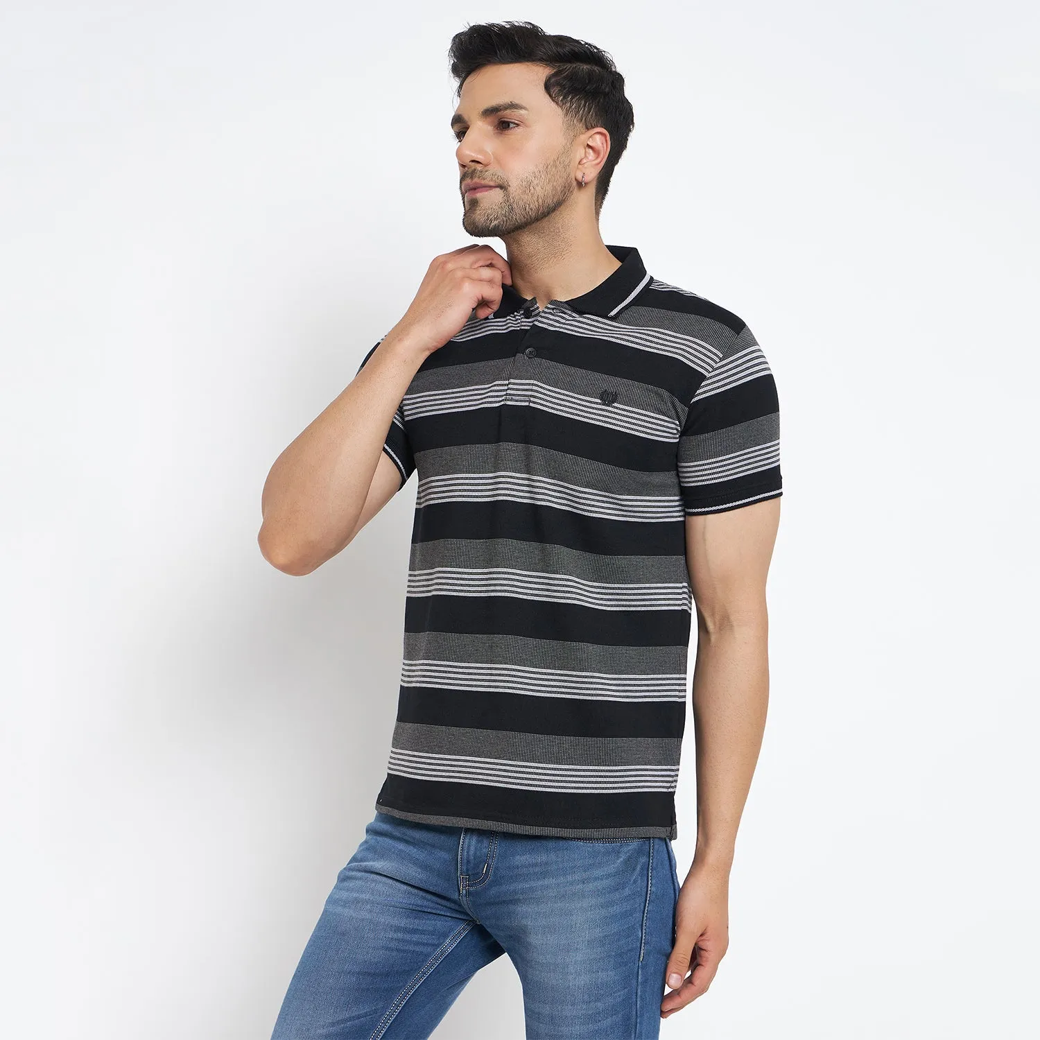 Duke Stardust Men Half Sleeve Cotton T-shirt (LF7081)