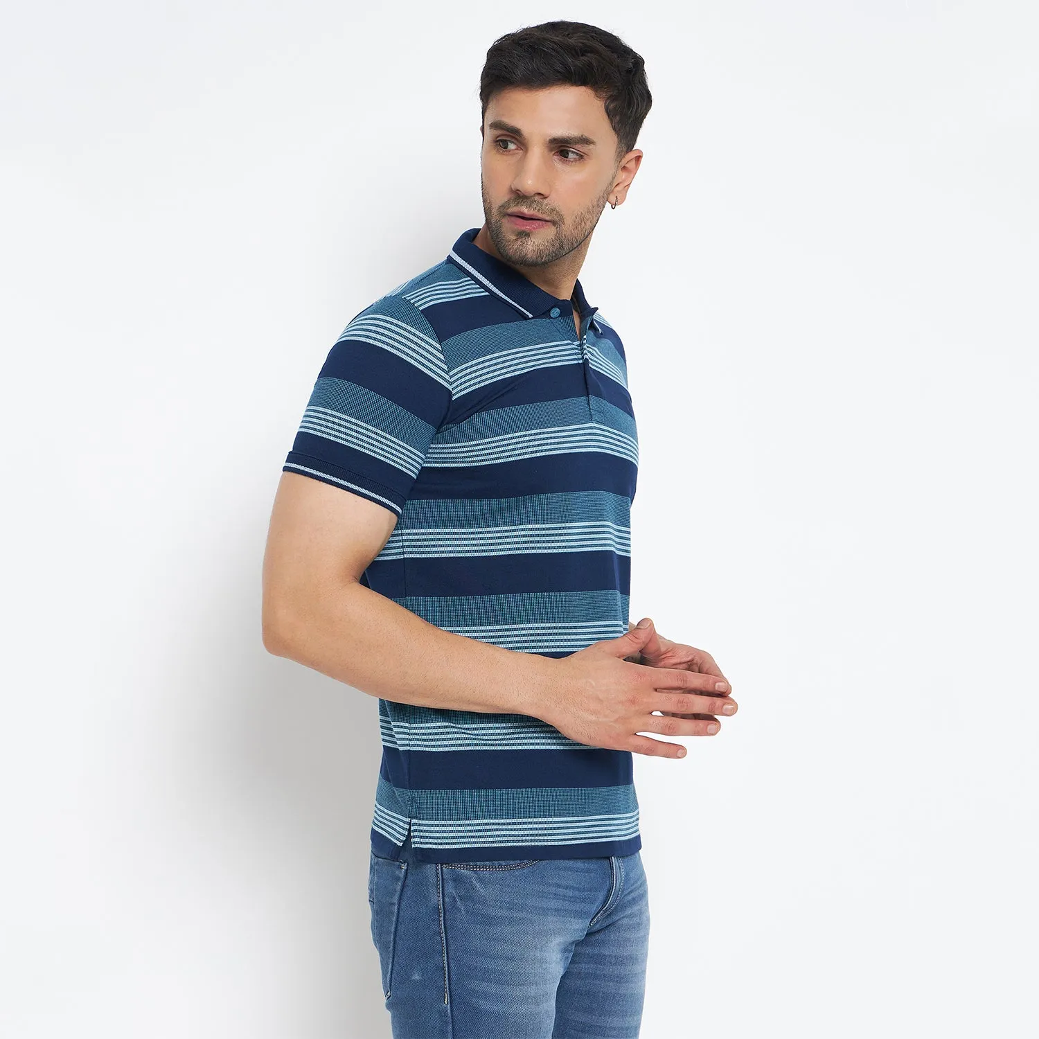 Duke Stardust Men Half Sleeve Cotton T-shirt (LF7081)