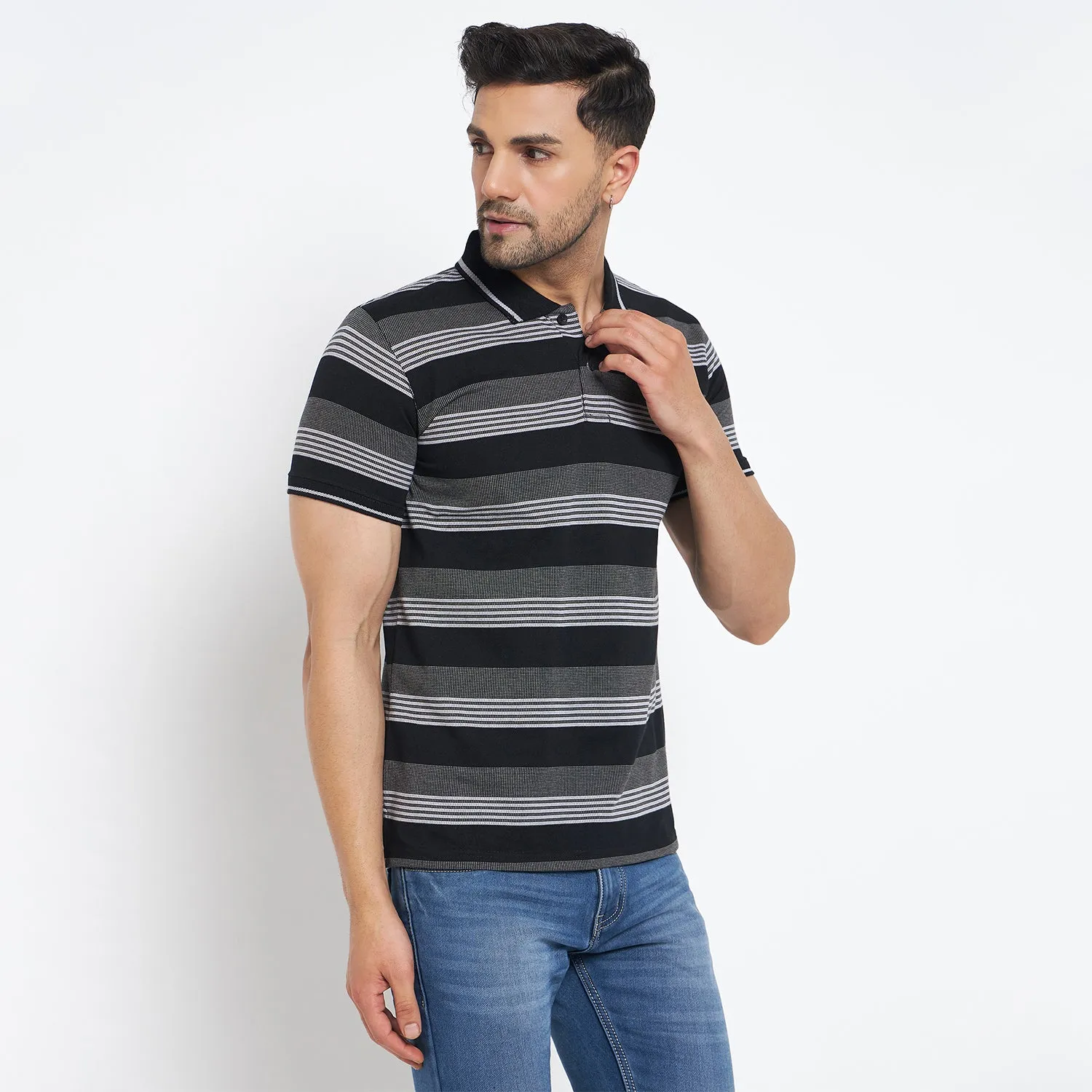 Duke Stardust Men Half Sleeve Cotton T-shirt (LF7081)