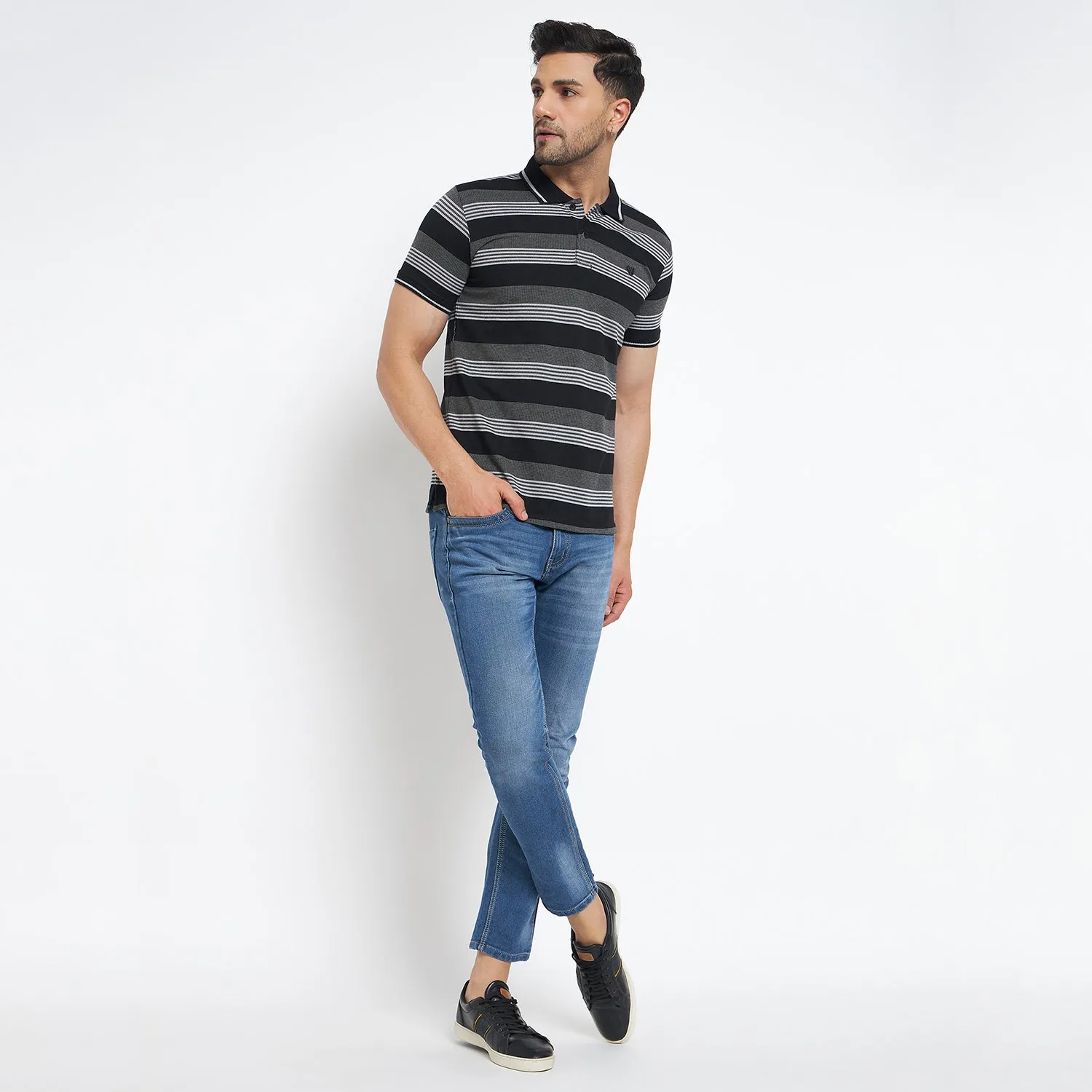 Duke Stardust Men Half Sleeve Cotton T-shirt (LF7081)