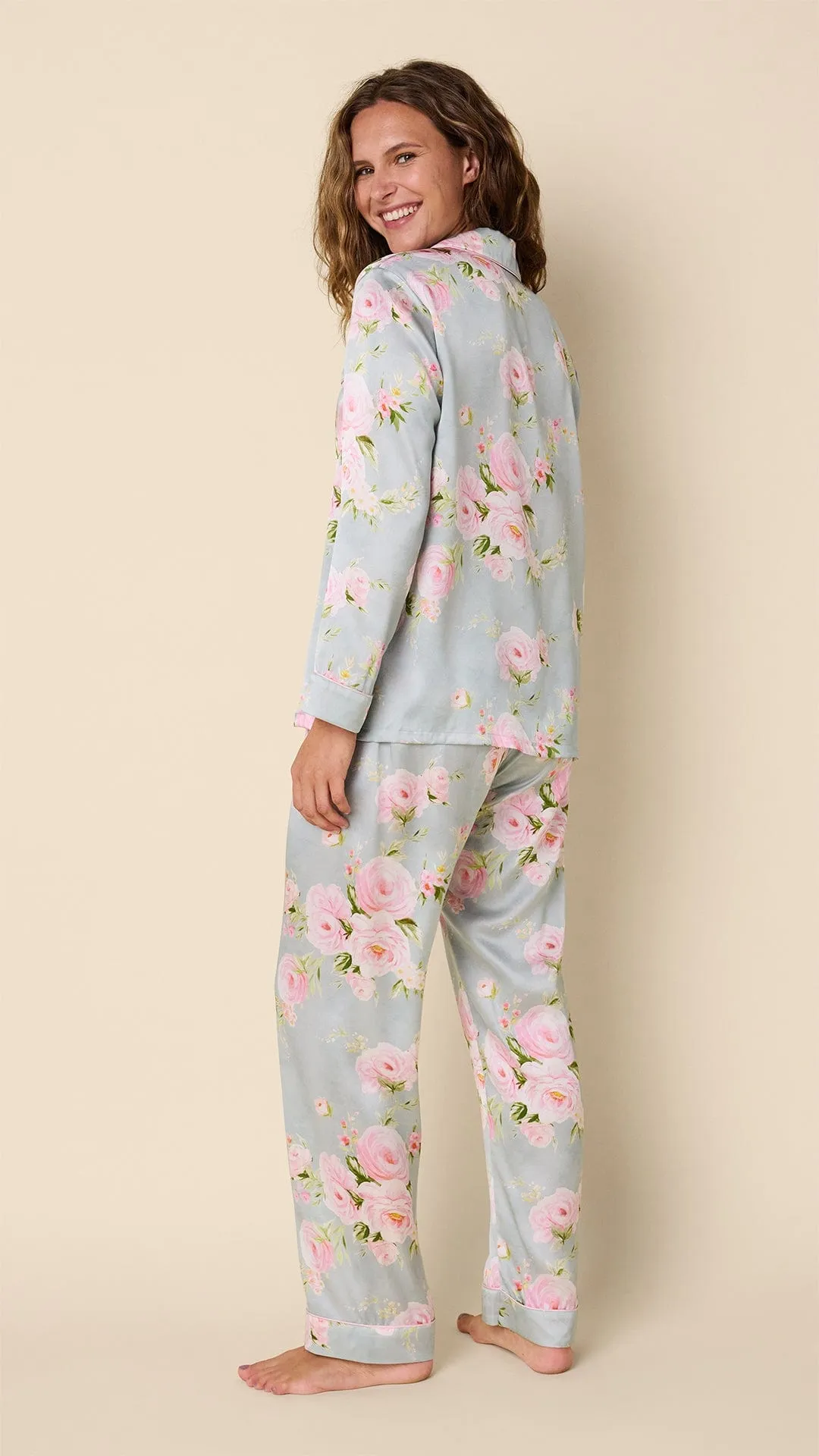Eden Rose Silk Pajama