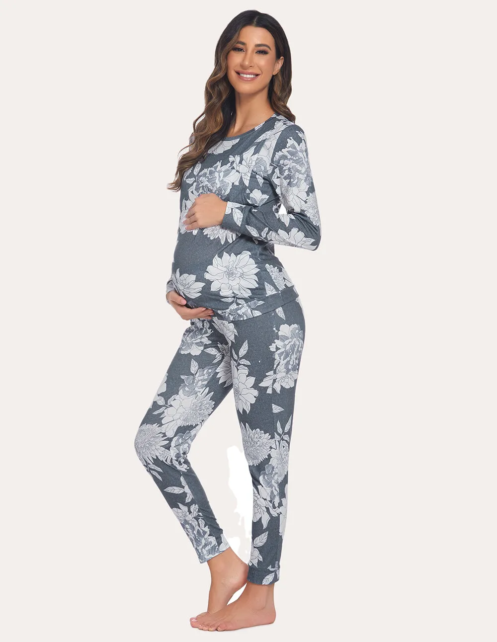 Ekouaer Materntiy Nursing Pajamas Set (US Only)