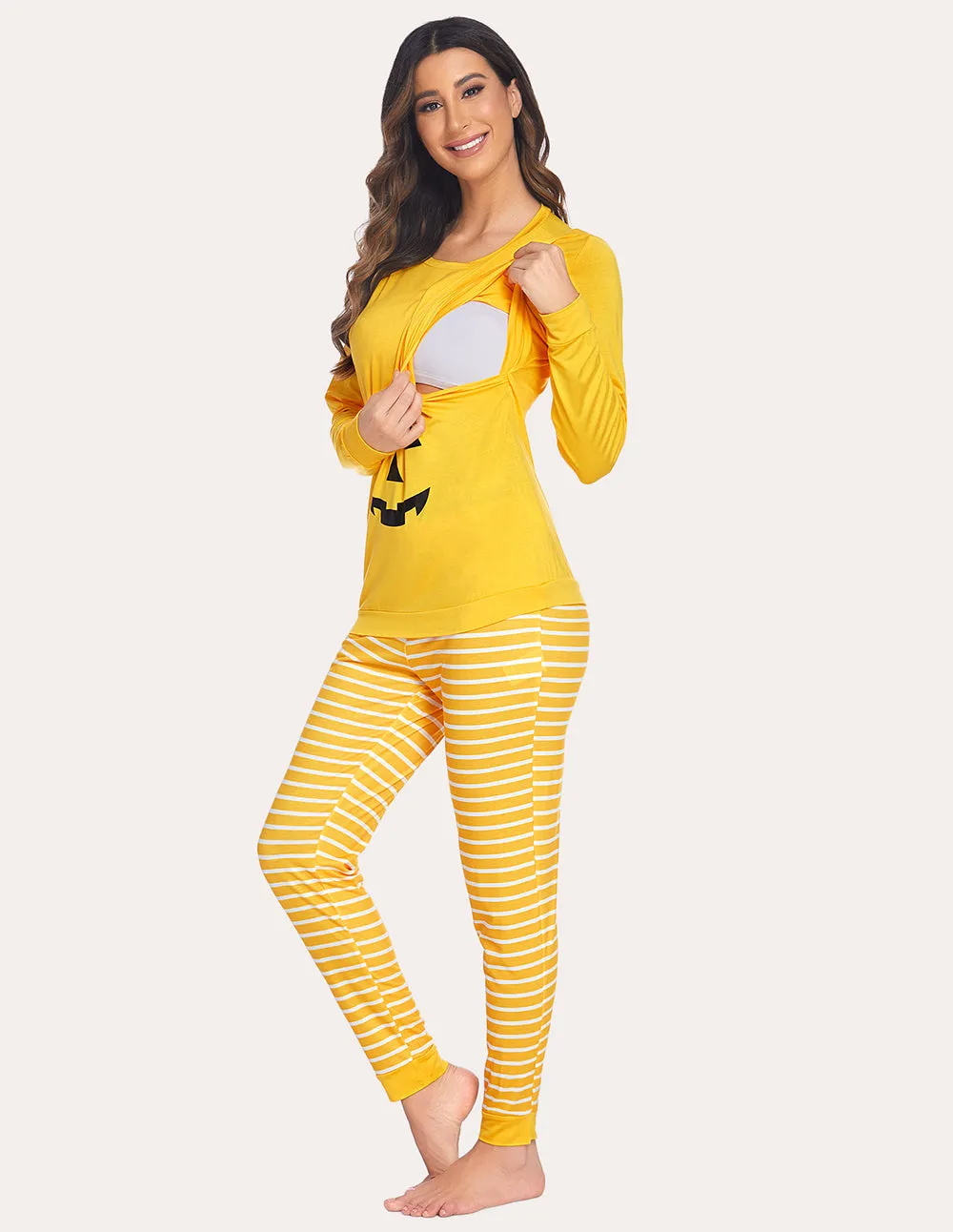 Ekouaer Materntiy Nursing Pajamas Set (US Only)