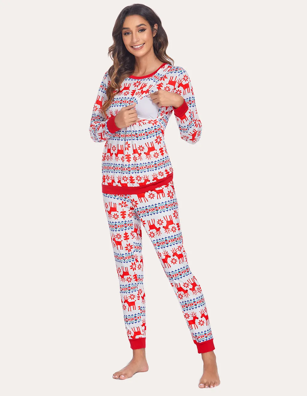 Ekouaer Materntiy Nursing Pajamas Set (US Only)