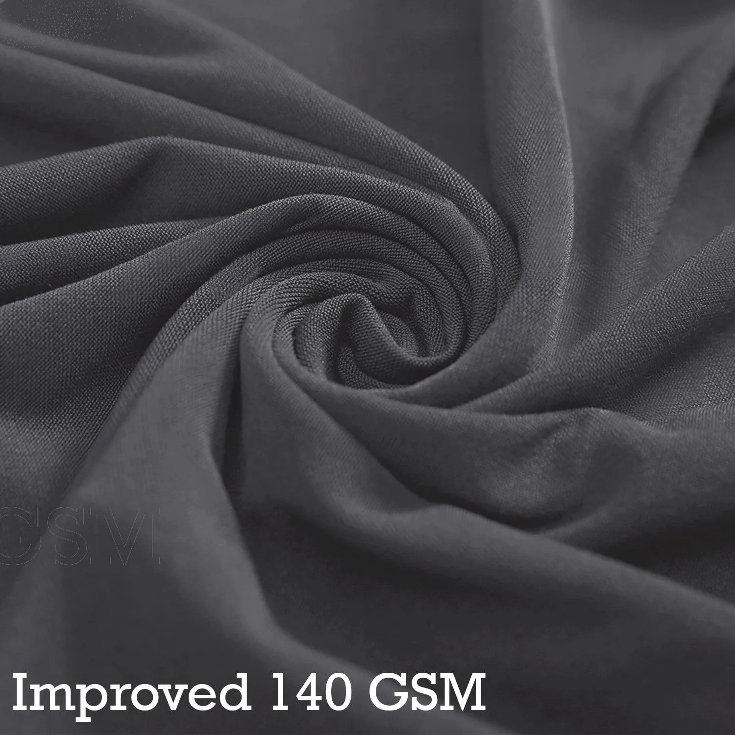 Elastic Stretchable Dining Chair Cover with Frill, Fossil Grey