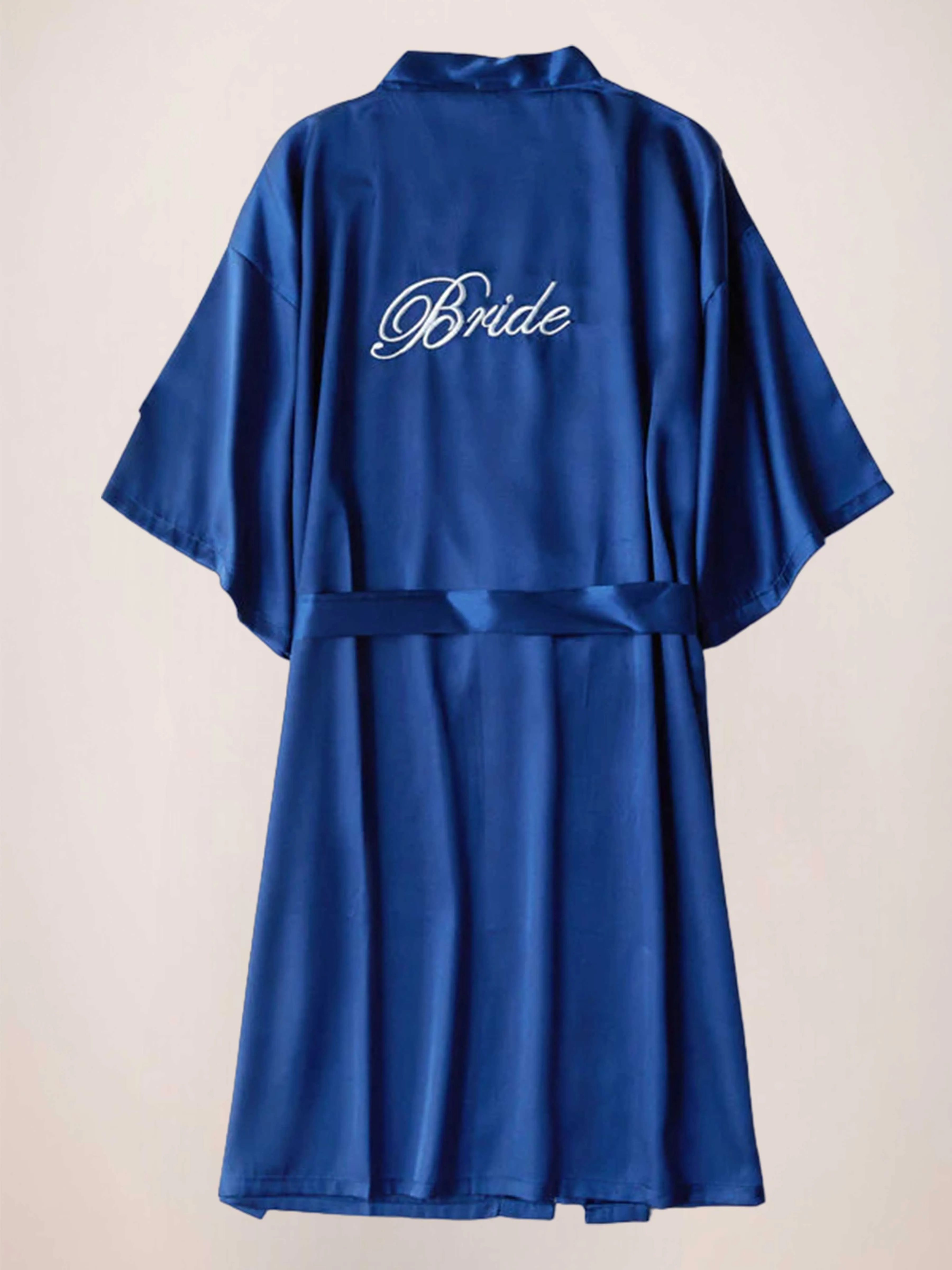 Elegant Sleeves Satin Morning Robes For Bride