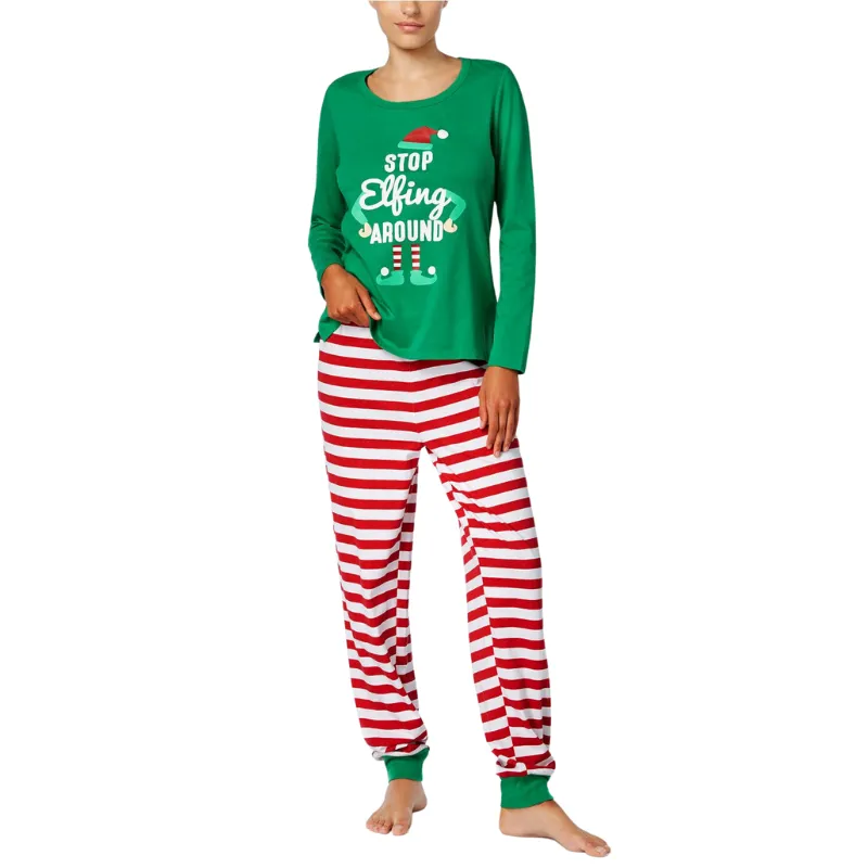 Elf Christmas Family Matching Pajama Set