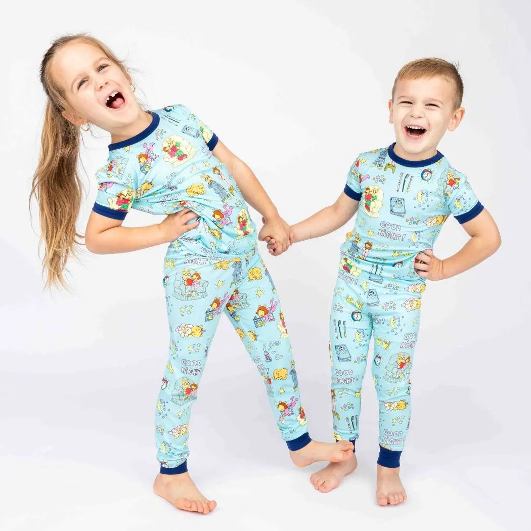 Emerson and Friends Good Night Arthur™ Bamboo Short Sleeve Kids Pajama Pants Set