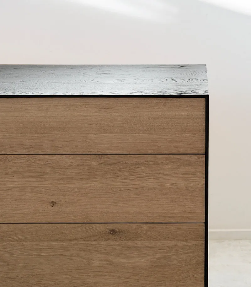 Ethnicraft / Oak Blackbird Sideboard / 180x45x80cm