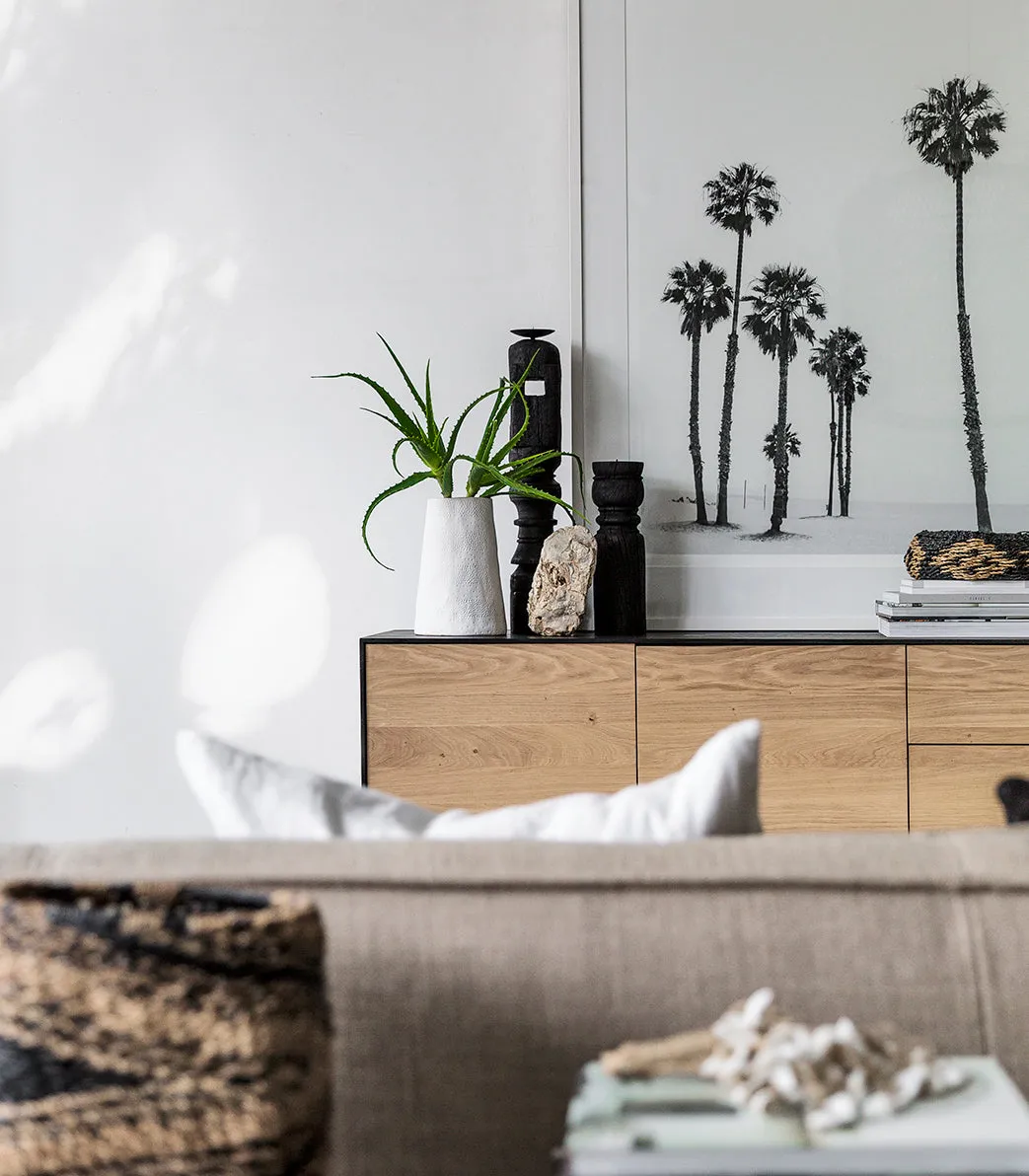Ethnicraft / Oak Blackbird Sideboard / 180x45x80cm