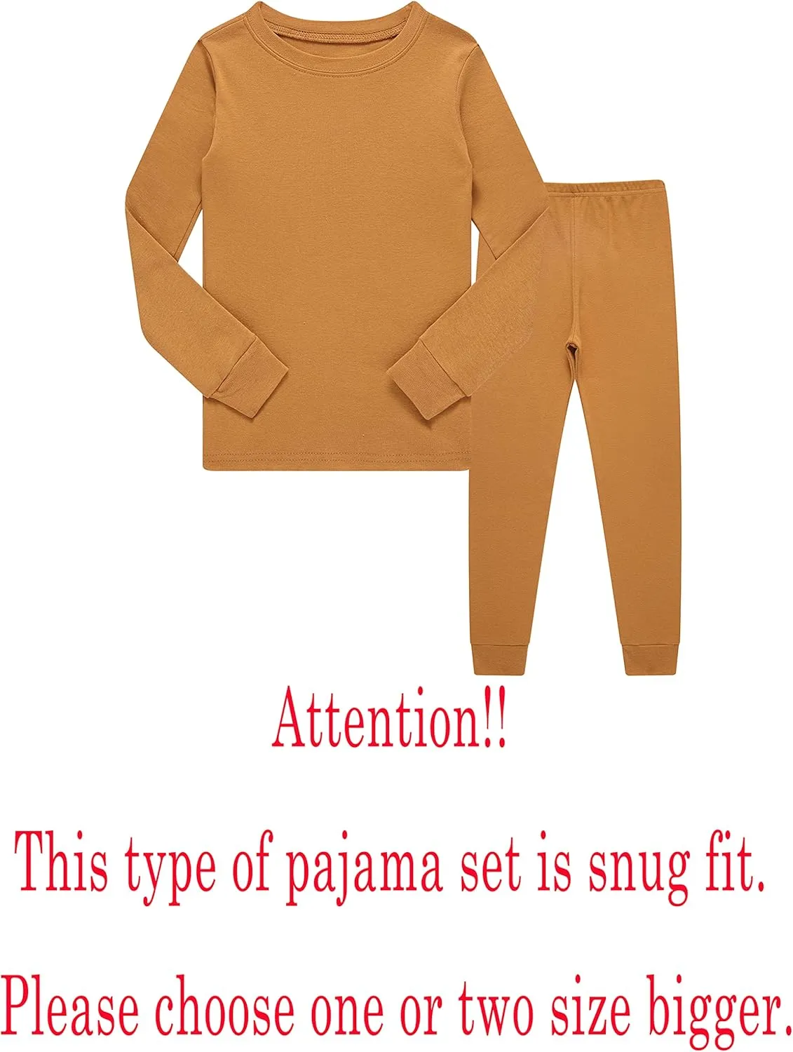 Family Feeling Little Big Boy Pajamas Sets 100% Cotton Pjs Kids Jammies