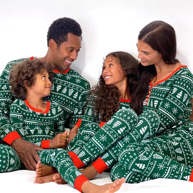 Family Matching Christmas Sleepwear Pajamas Set