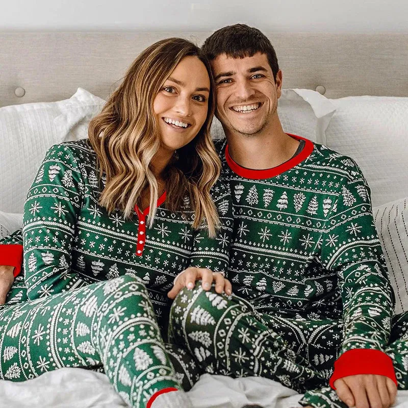 Family Matching Christmas Sleepwear Pajamas Set