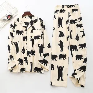 Fashion Stars Sale Pyjamas for Man 100% Brushed Cotton Casual Winter Pajamas Sets Men Sleepwear Pijamas Male Pajamers for Men