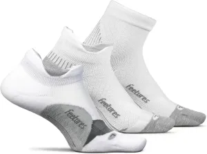 Feetures Elite Light Cushion, Plantar Fasciitis Light Cushion and Plantar Fasciitis Light Cushion Quarter Ankle Socks - Sport Sock with Targeted Compression - (3 Pair)