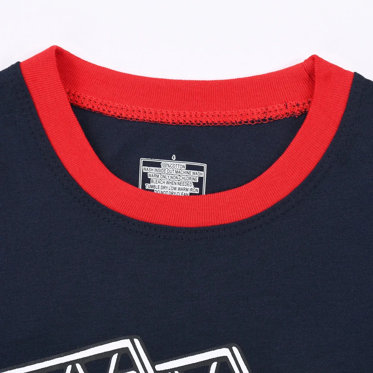 Fire Truck Print Kids Boys Pajamas Sleepwear Set