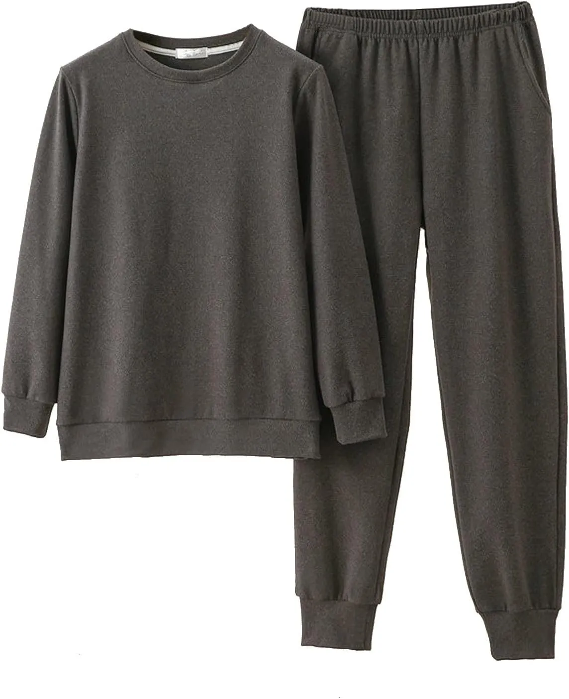 Flannel Pajamas For Women Set Winter Warm Fleece Pullover And Pants Lounge Set Thermal Joggers 2 Piece Pjs Sleepwear