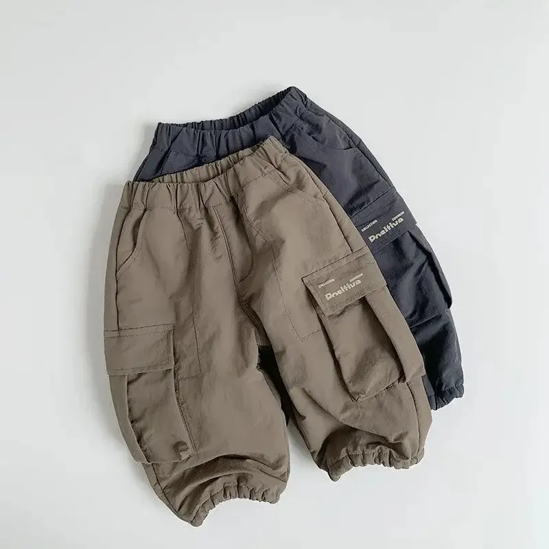 Fleece-Lined Cargo Pants
