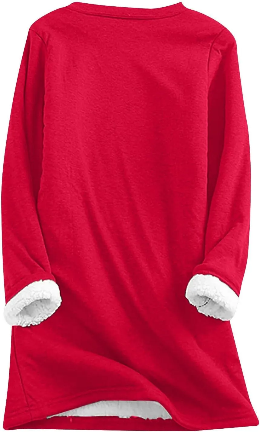 Fleece Pajama Set women Yes I'm Always Frezzing Sweatshirt and Sweatpants Set Warm Winter Pajamas Cozy Lounge Sets