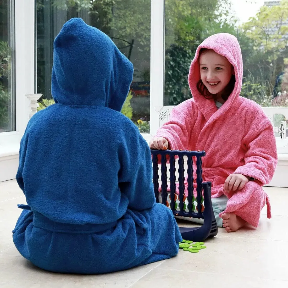 Football Hooded Bathrobe